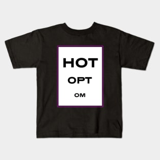 Hot Optometrist Eye test design Kids T-Shirt